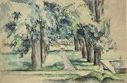 Paul Cezanne Avenue of Chestnut Trees at Jas de Bouffan Spain oil painting artist